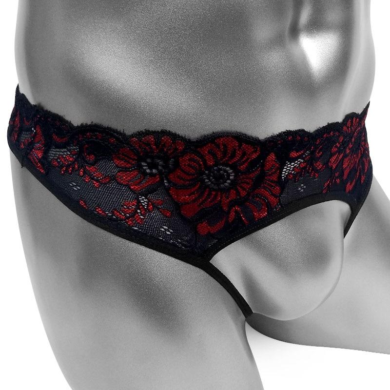 Crotchless Lace Panties - Image 2
