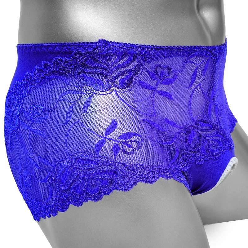 Crotchless Sissy Lace Boxer - Image 3