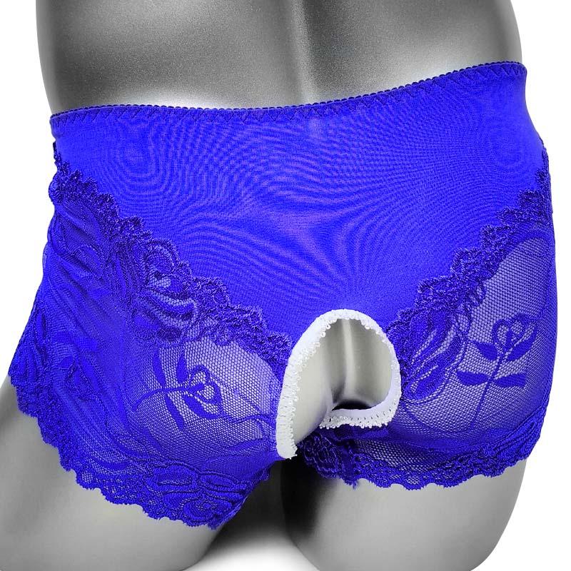 Crotchless Sissy Lace Boxer - Image 4