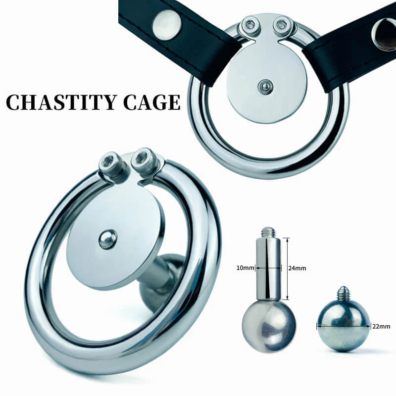 Detachable Negative Chastity Device with Belt - Image 2
