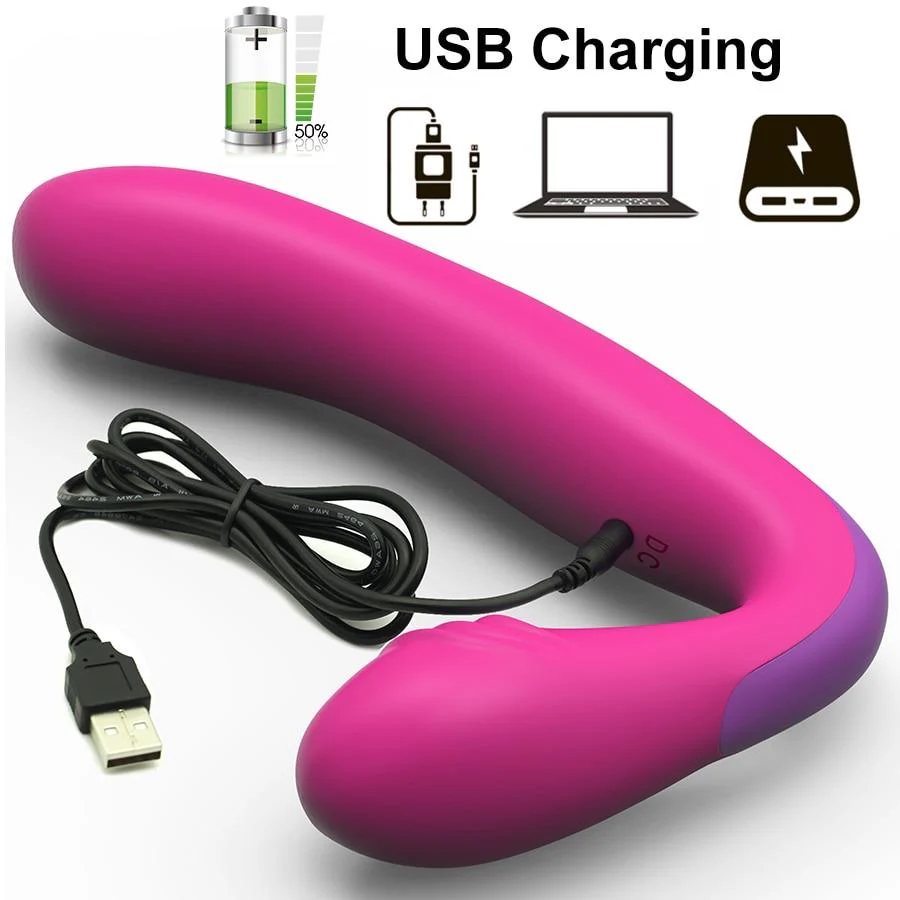 Double Ended Dildo Vibrator Inverted - Image 3