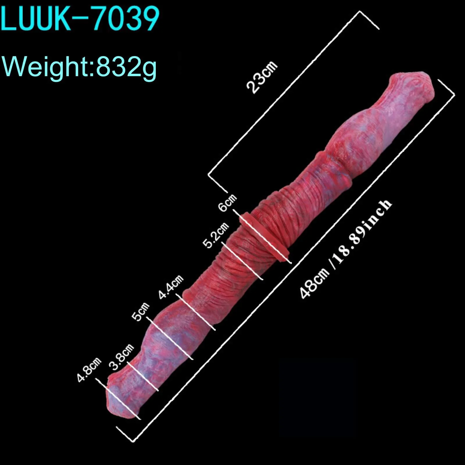 Double Headed Longyang Silicone Dildo - Image 11