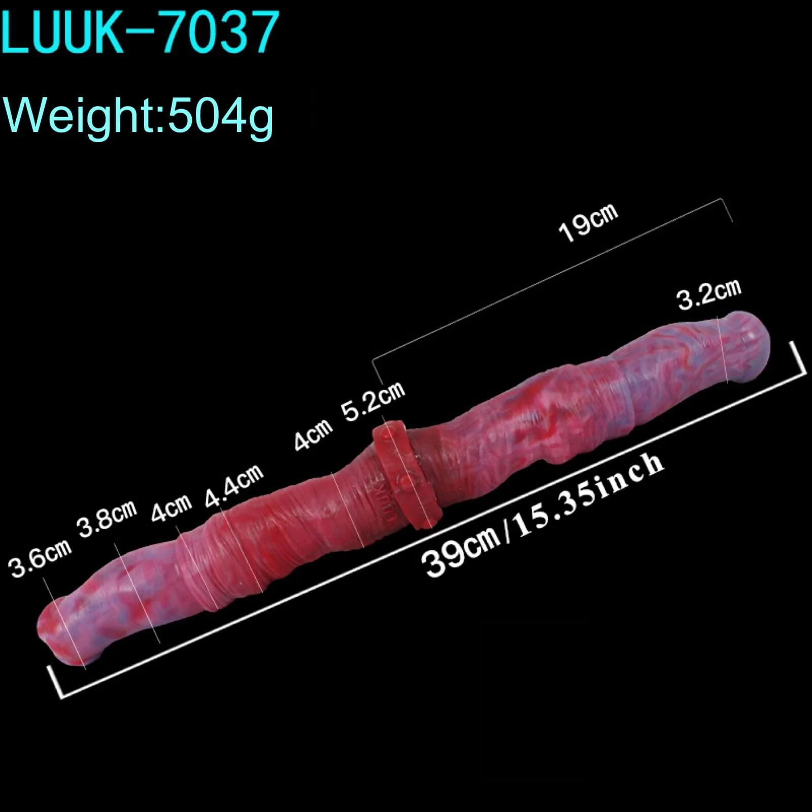 Double Headed Longyang Silicone Dildo - Image 6