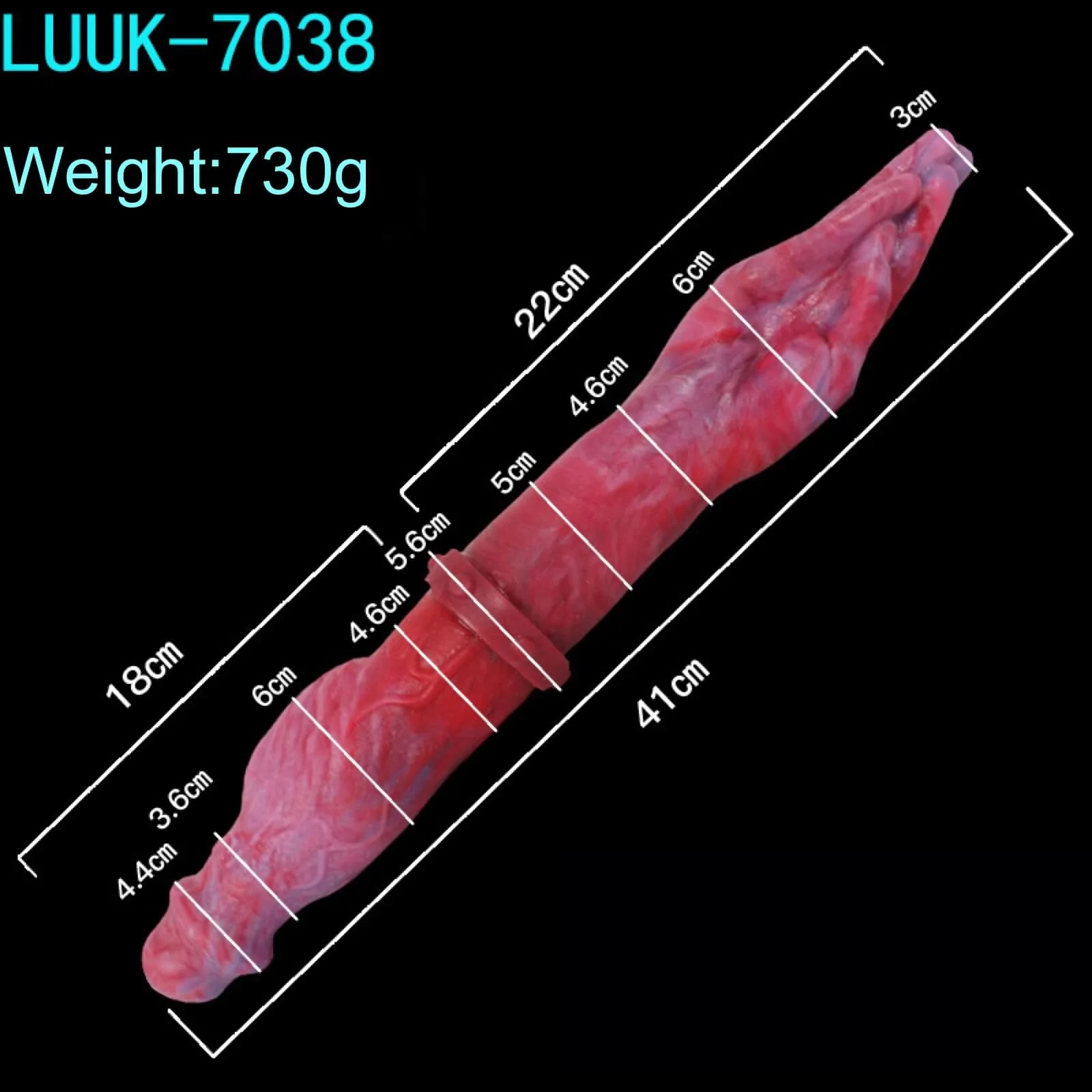 Double Headed Longyang Silicone Dildo - Image 8