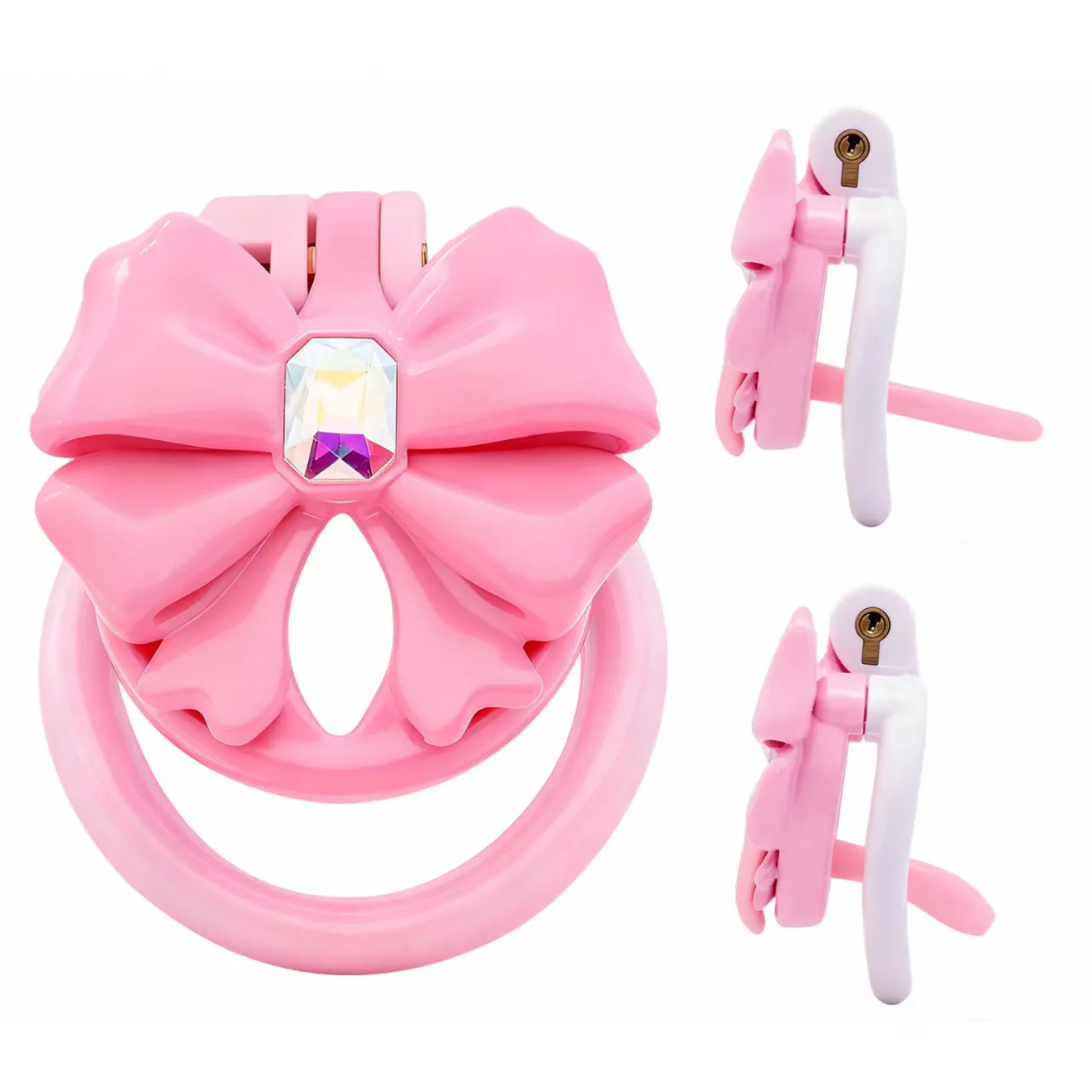 Gem Bowknot Chastity Device