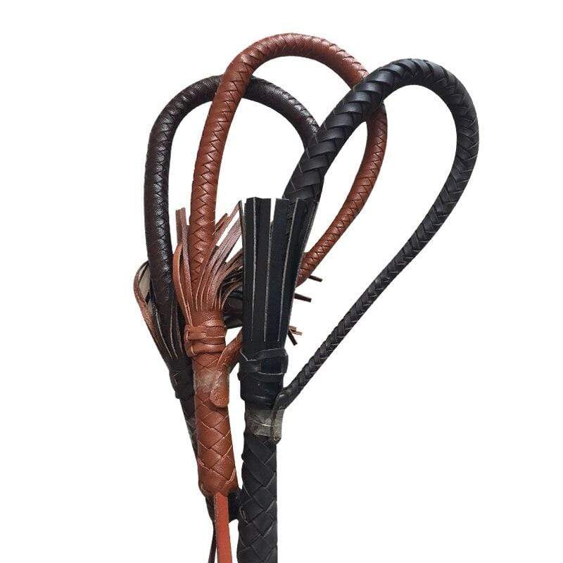 Genuine Leather Bondage Whip - Image 4