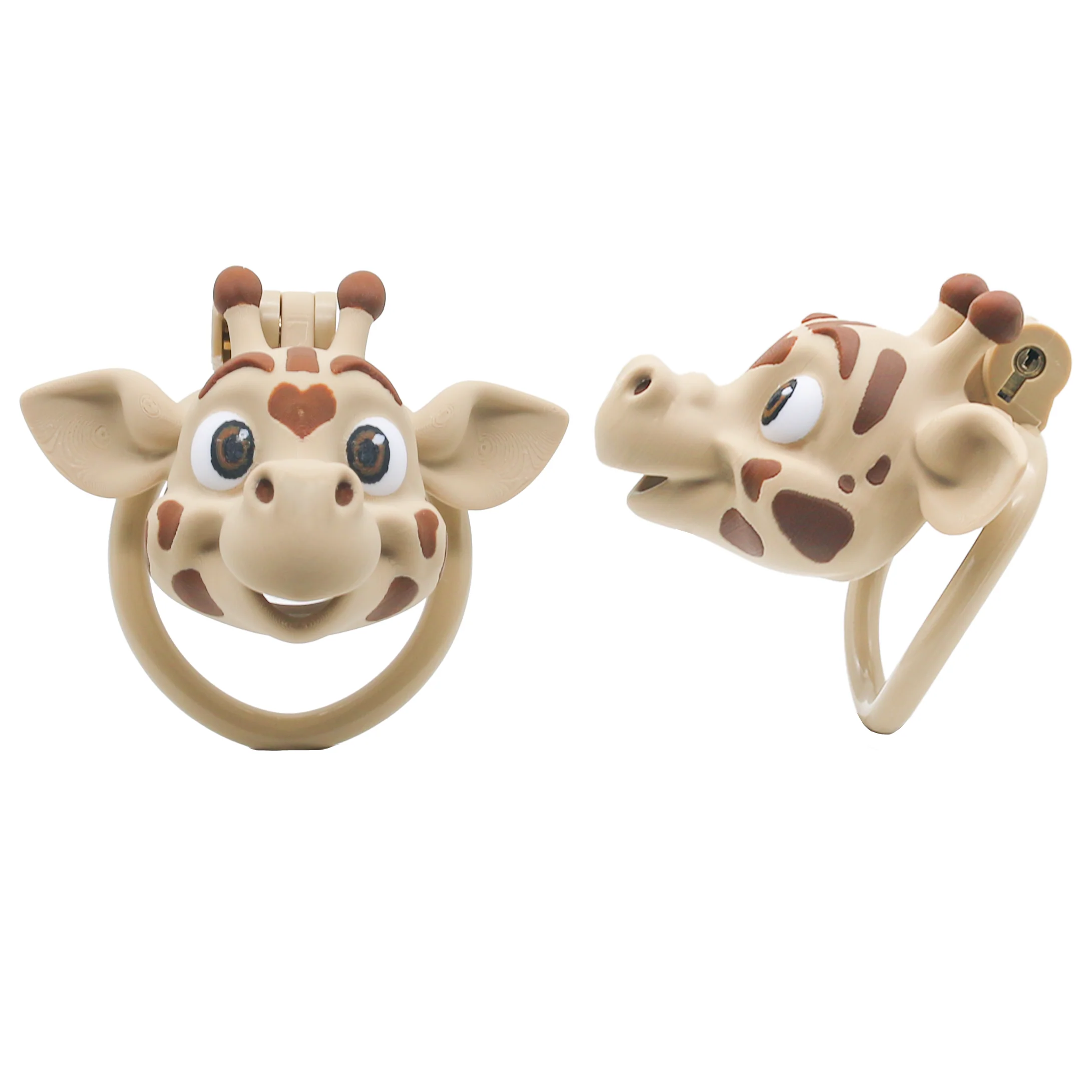 Giraffe Head Chastity Cage