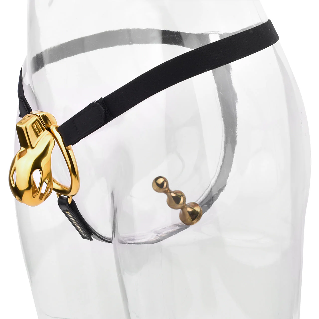 Golden Stainless Steel Mamba Cage with Belt 2026 Edition