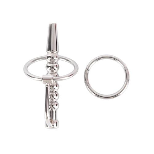 Hollow Urethral Dilator Penis Plug With Cock Ring - Image 5