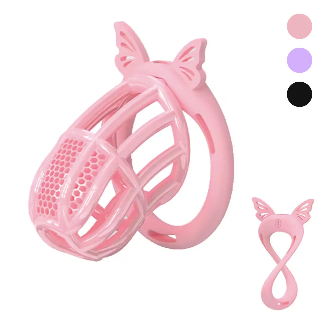Honeycomb Invisible Chastity Cage