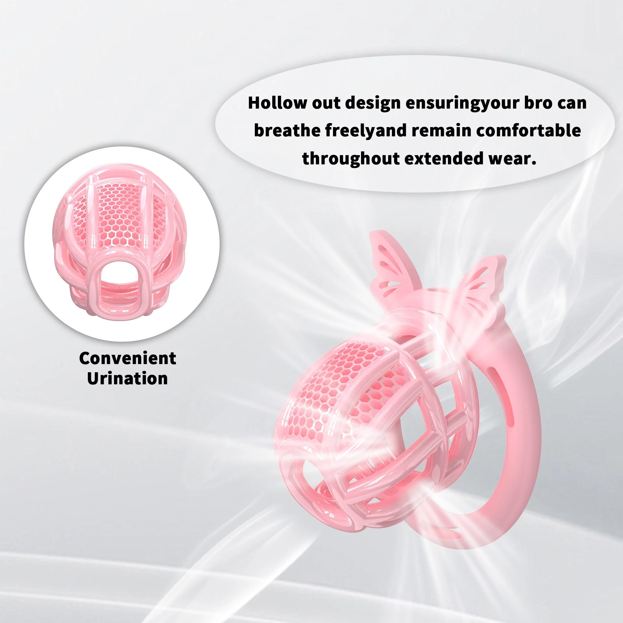 Honeycomb Invisible Chastity Cage - Image 5