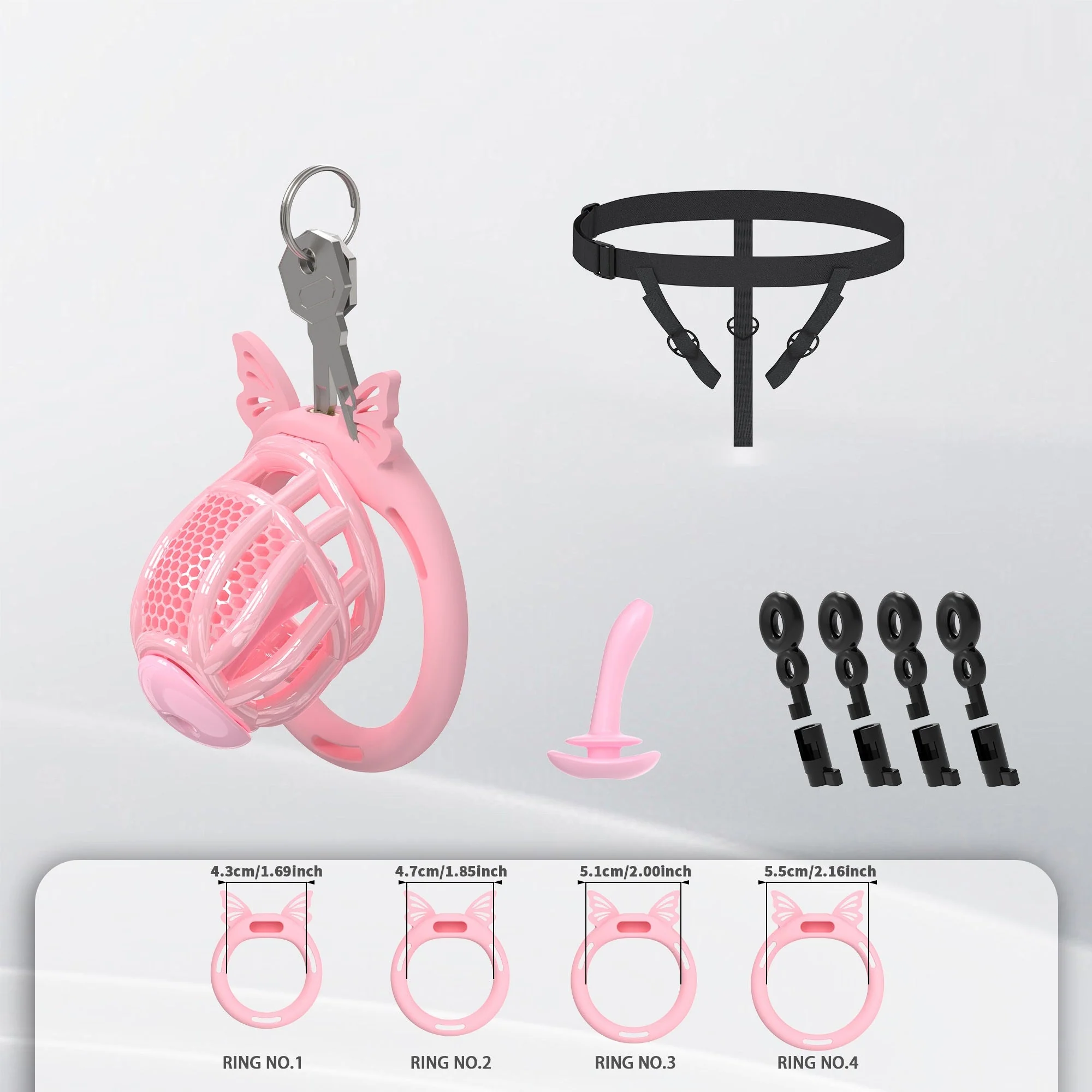 Honeycomb Invisible Chastity Cage - Image 8