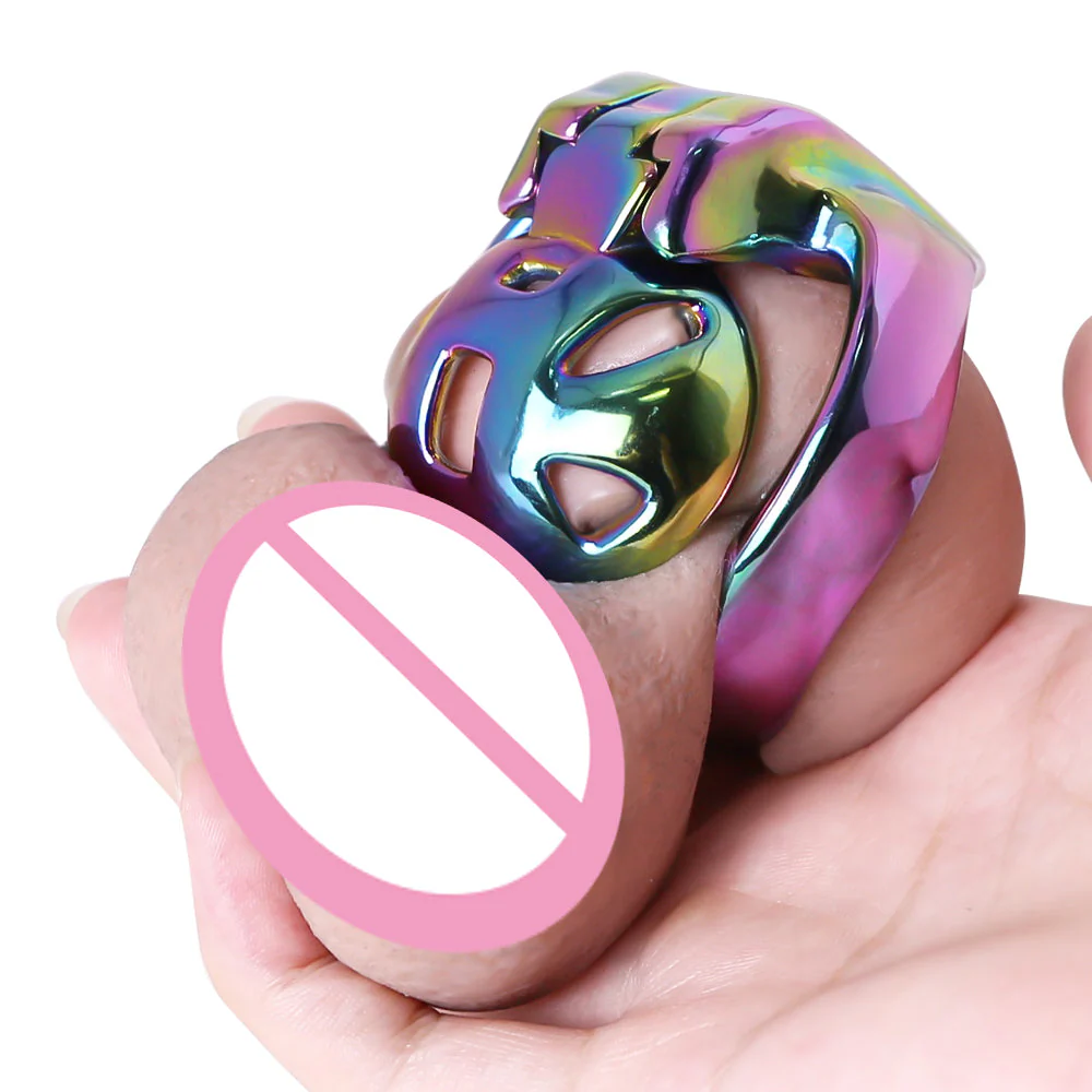 HT-V4 Stainless Steel Super Small Chastity Cage - Image 3
