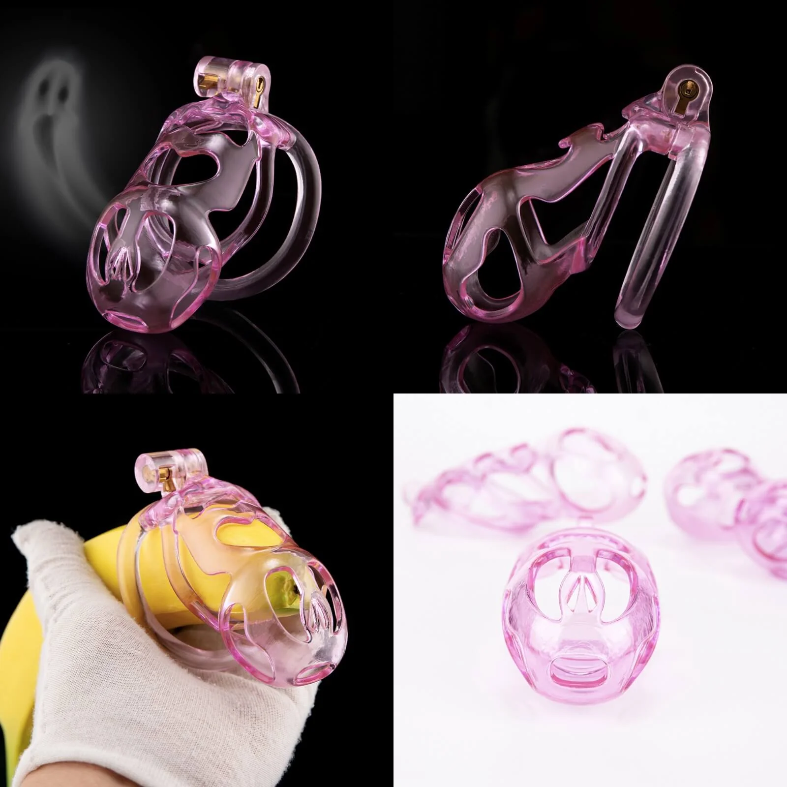 Ice Ghost Lightweight 3D Printed Chastity Cage - Image 2