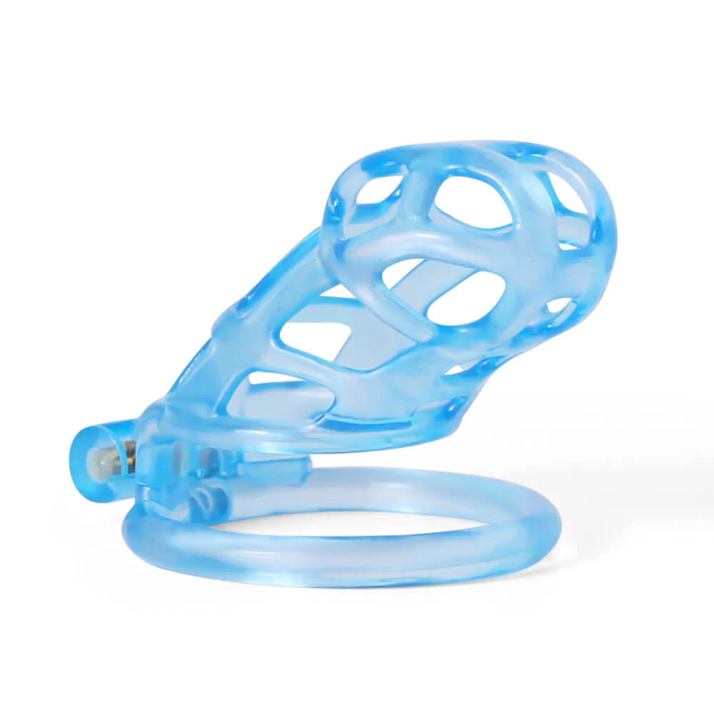 Ice Vision Desigh Blue Mamba Chastity Cage - Image 9