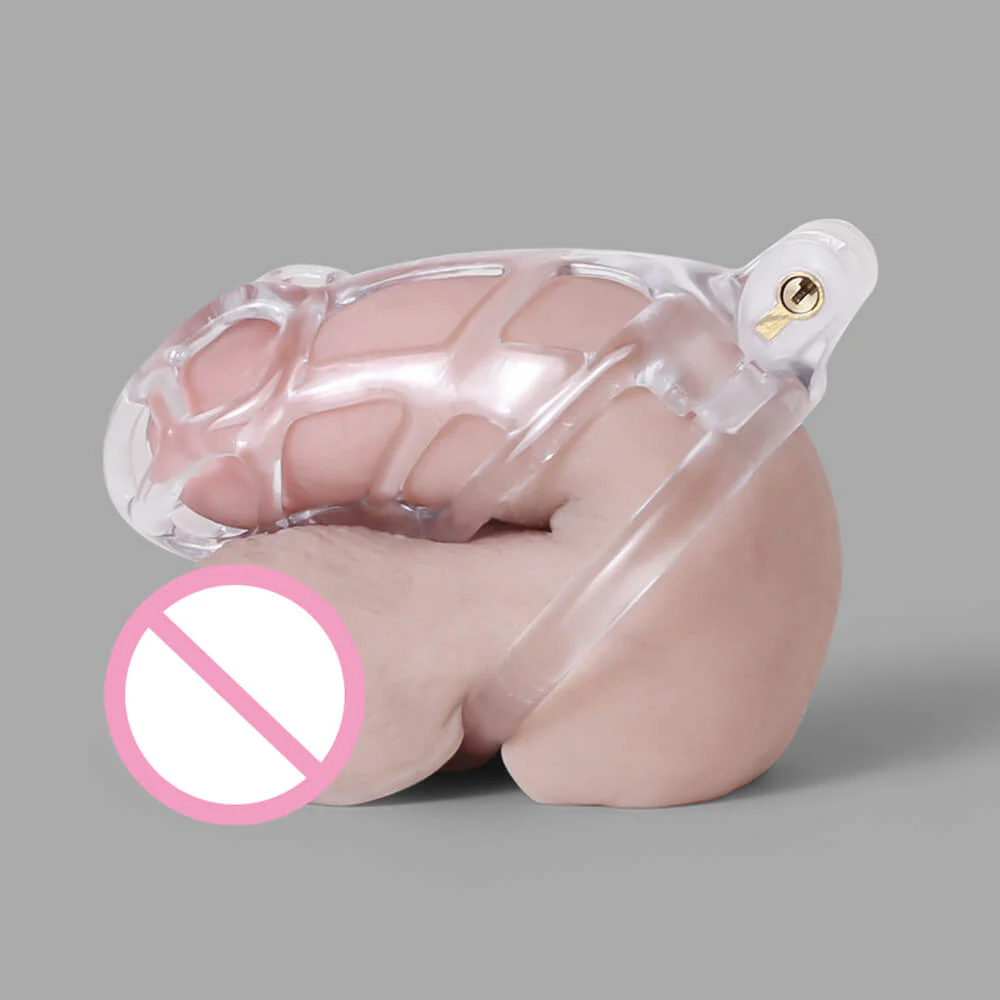 Ice Vision Desigh Clear Mamba Chastity Cage - Image 4