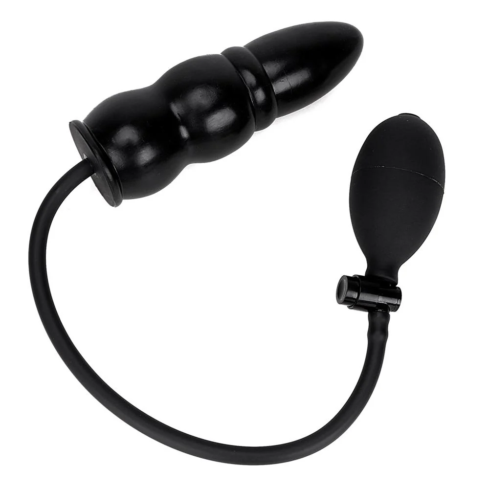 Inflatable Expandable Anal Plug With Pump - Image 4