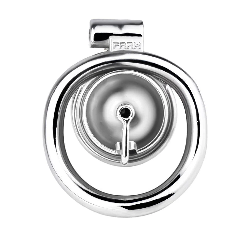 Inverted Prince Albert Piercing Chastity Cage - Image 7