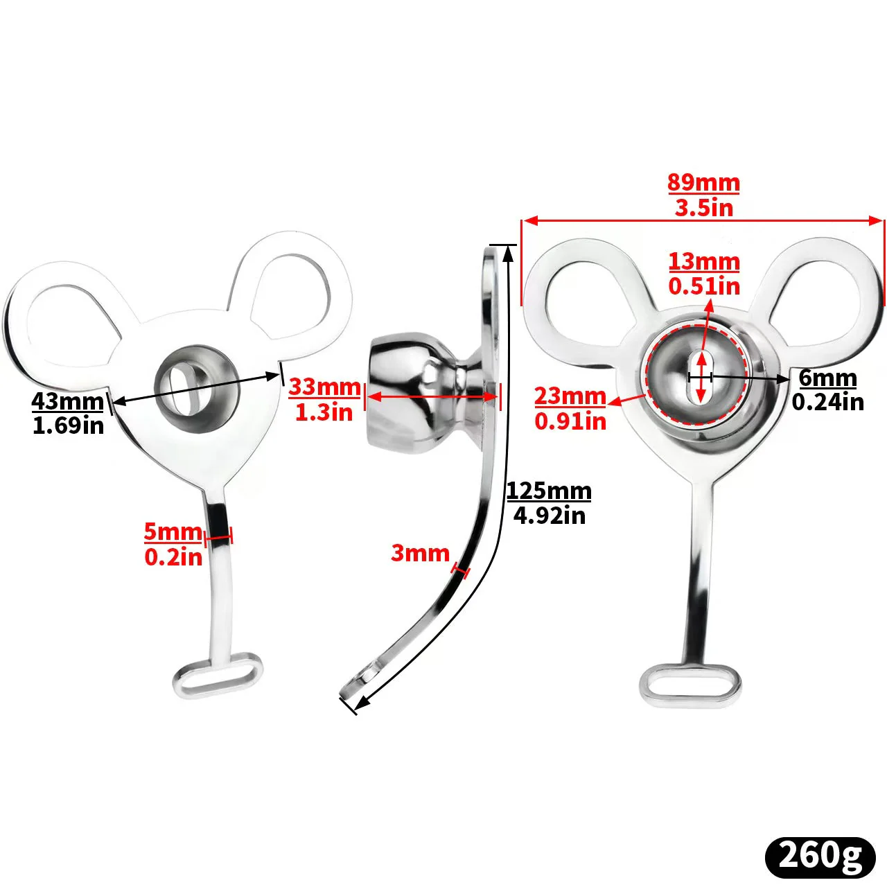 Invisible Inverted Chastity Cage With Belt - Image 6