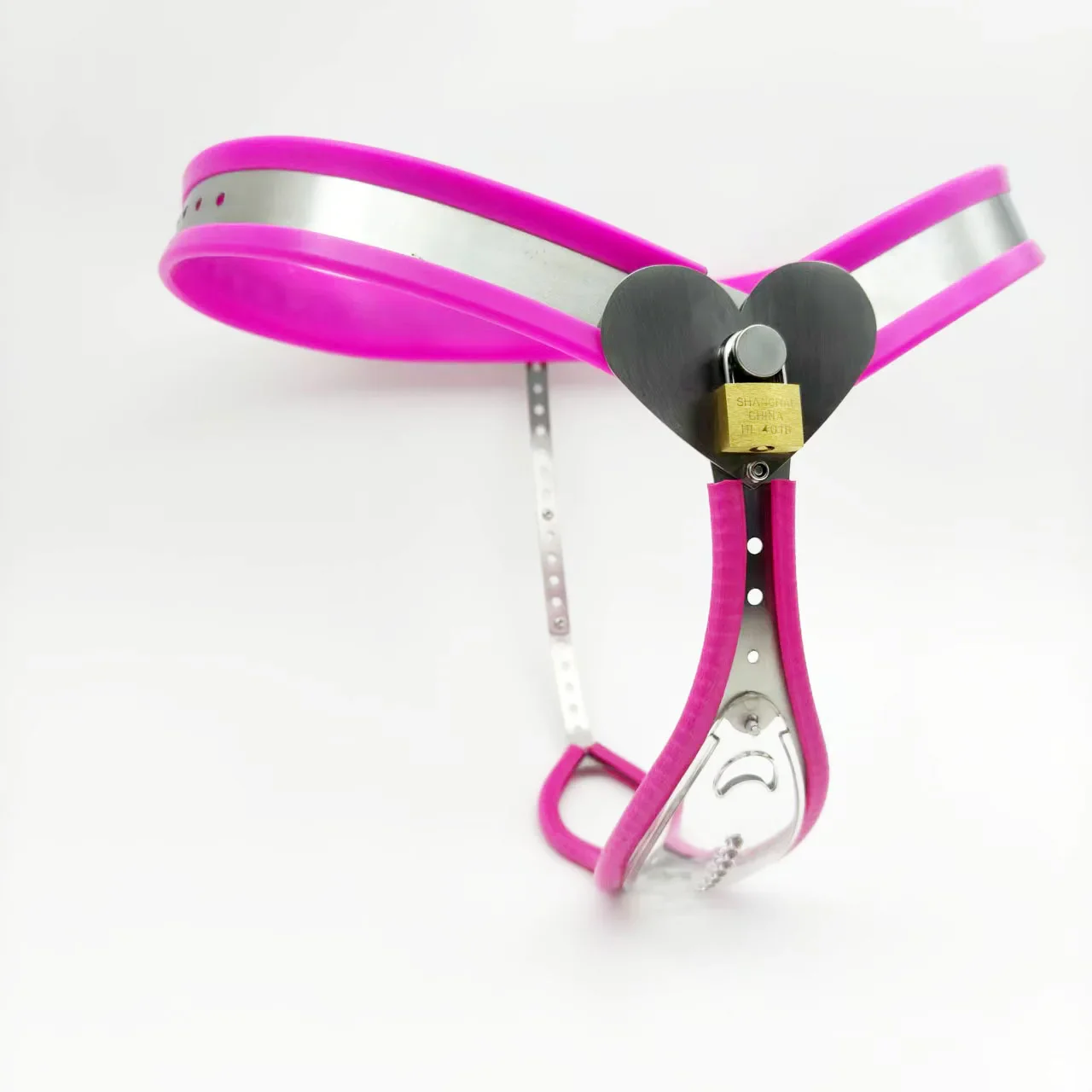 Keeper of Desire: Transparent Panel Female Chastity Belt
