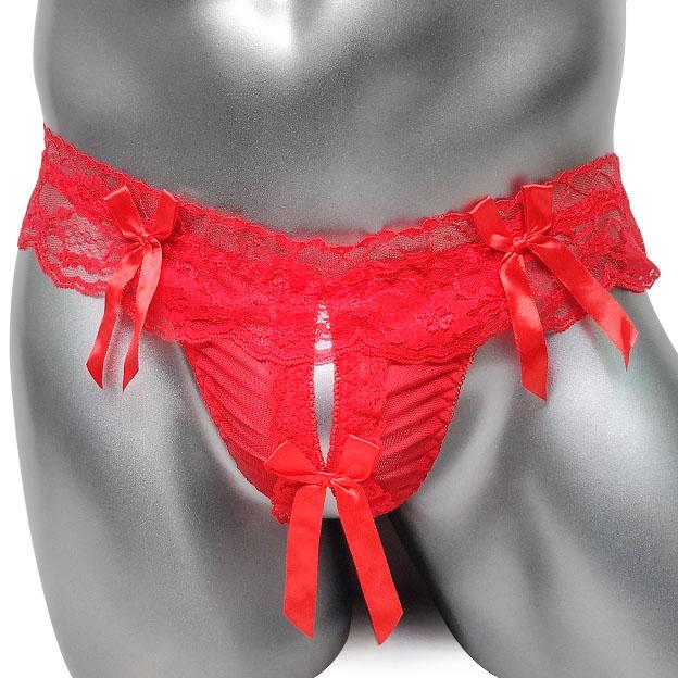 Lace & Bows Sissy Thong - Image 5