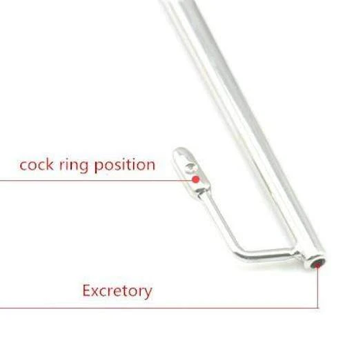 Large Hollow Urinary Catheter Penis Plug - Image 5