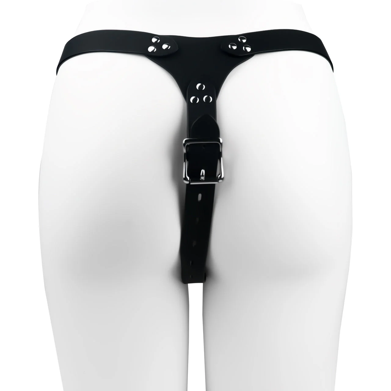 Leather Chastity Auxiliary Belt - Image 8