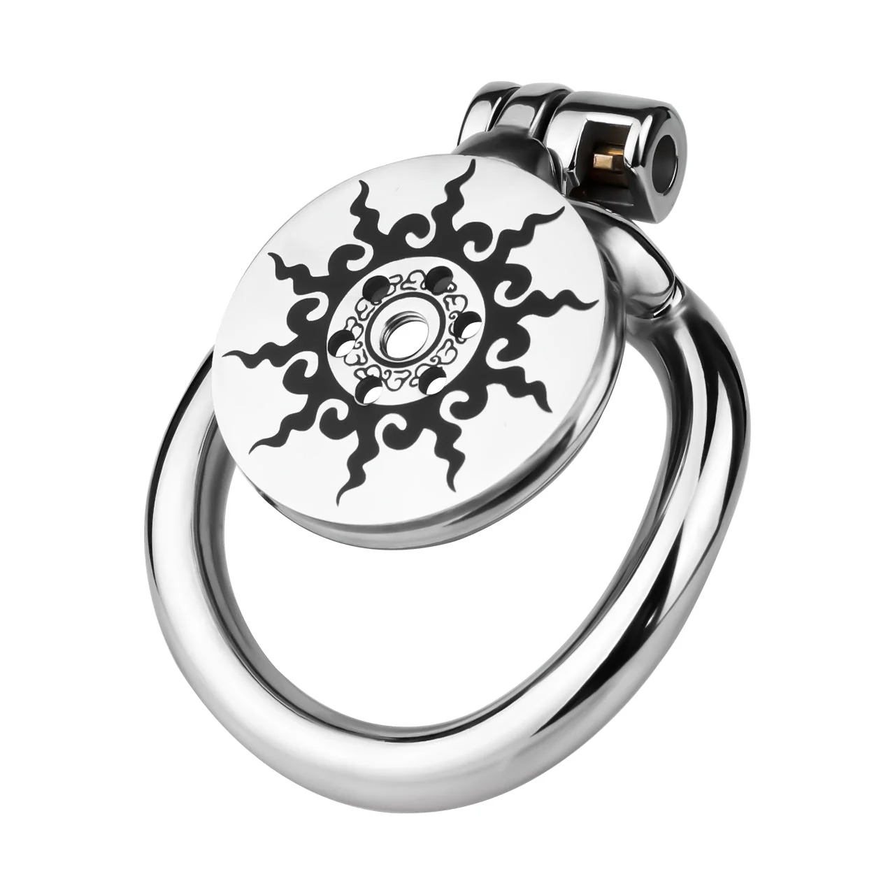 Lotus Steel Flat Chastity Cage - Image 2