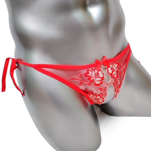 Lux Embroidered Sissy Thong - Image 3