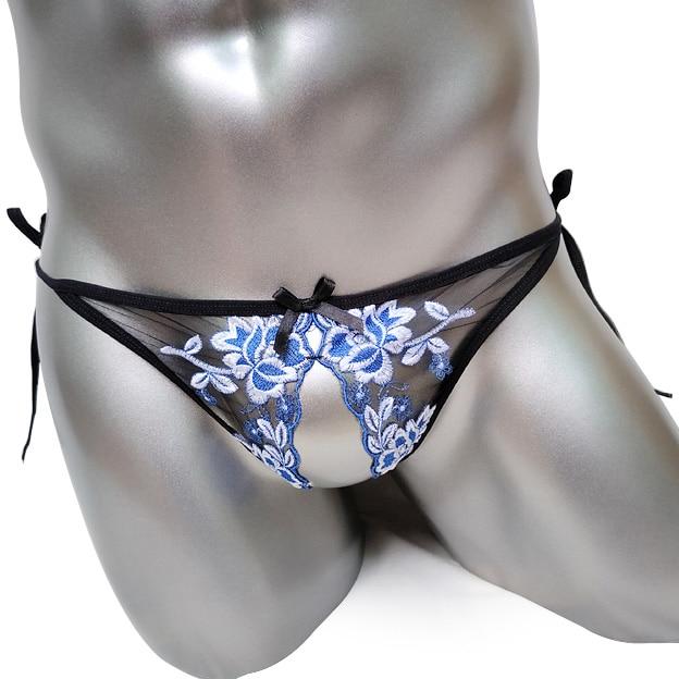 Lux Embroidered Sissy Thong - Image 5