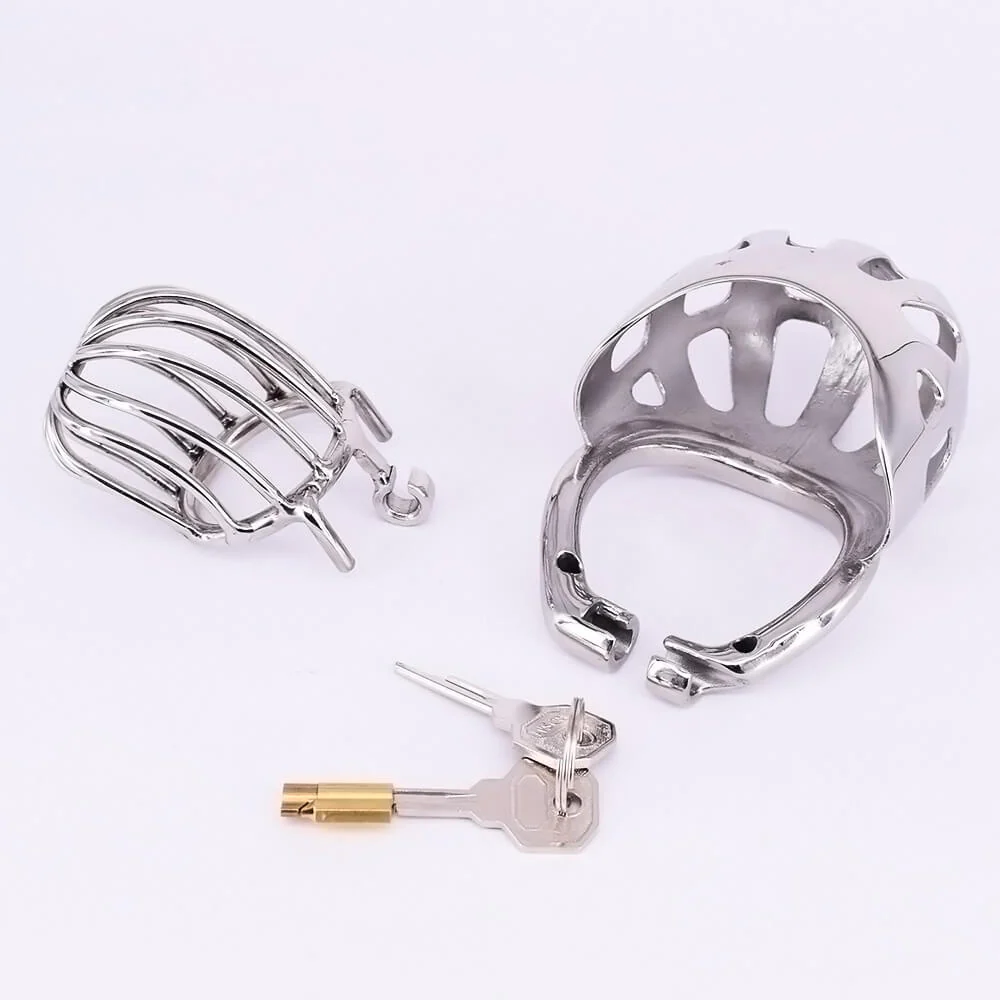 Male Cock Cage with Scrotum Testicle Pouch - Image 7
