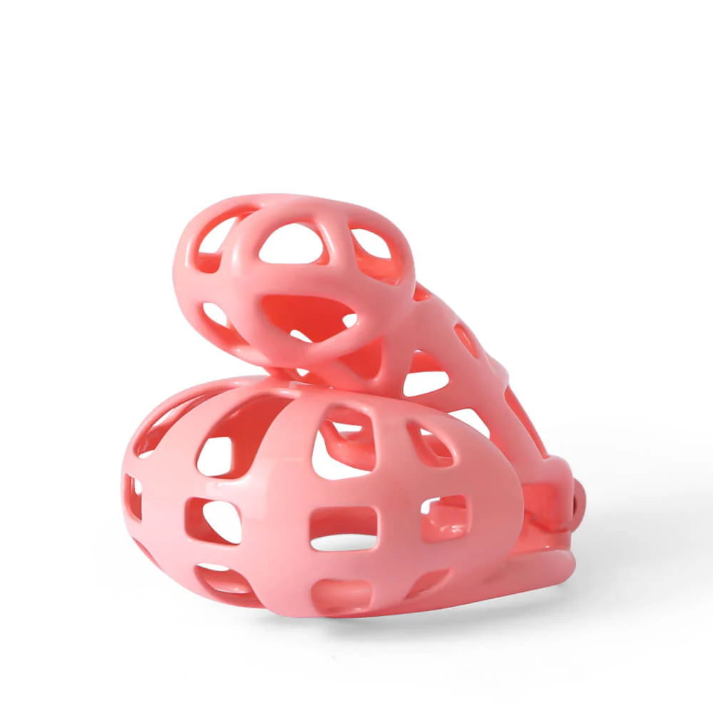 Pink Mamba Chastity Cage With Balls Cage - Image 3