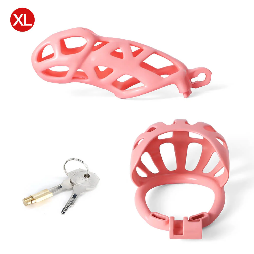 Pink Mamba Chastity Cage With Balls Cage - Image 8
