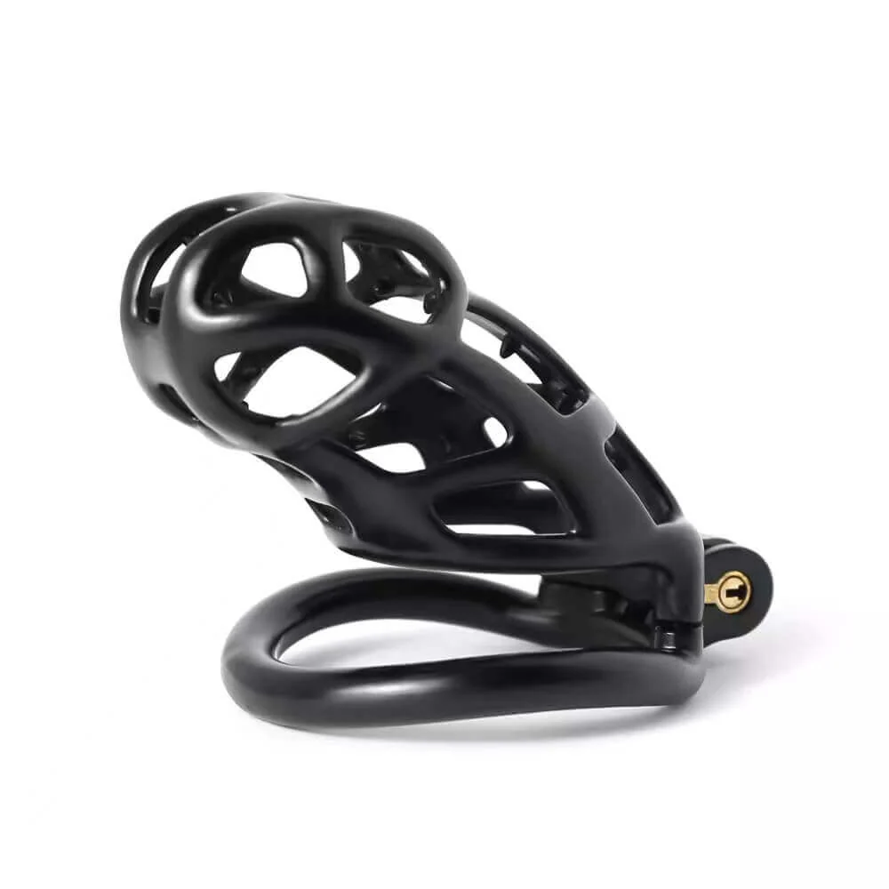 Mamba Spiked Black Chastity Cage - Image 3