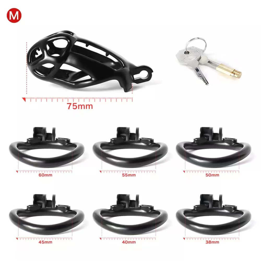 Mamba Spiked Black Chastity Cage - Image 8