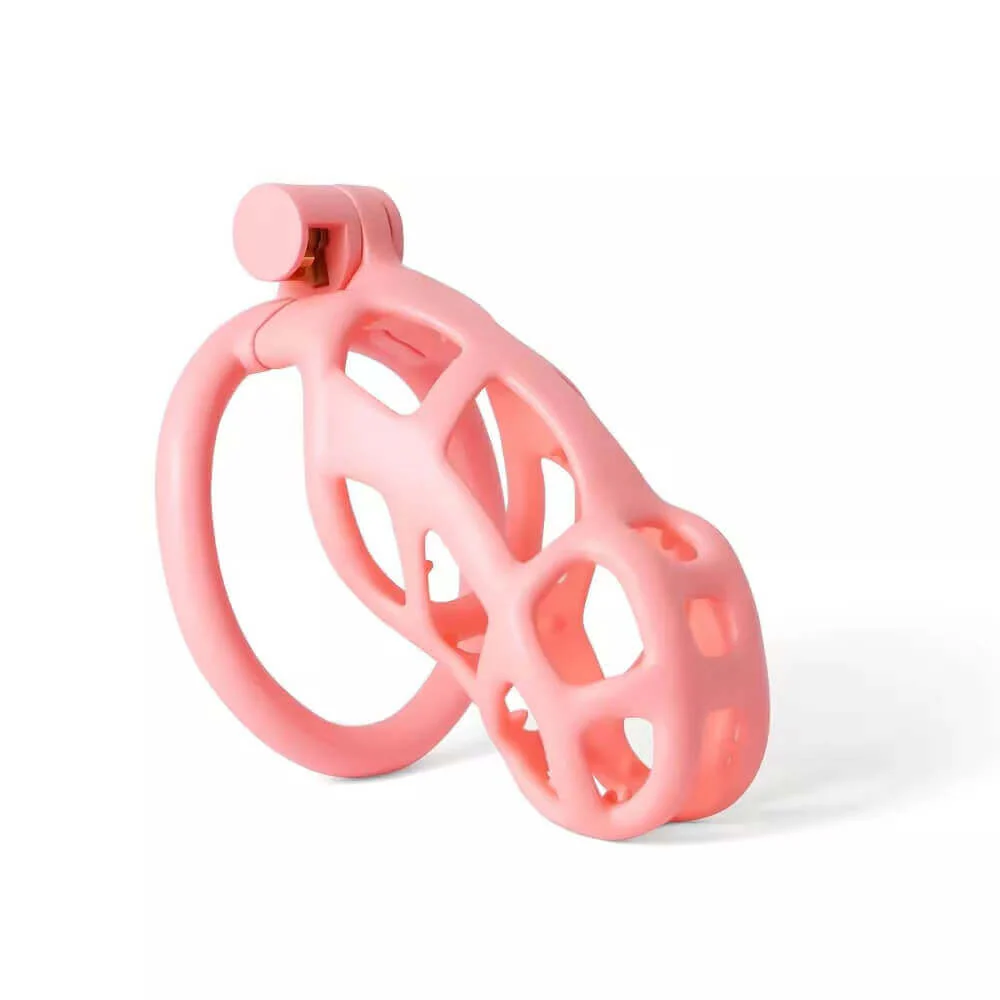 Mamba Spiked Pink Chastity Cage - Image 2