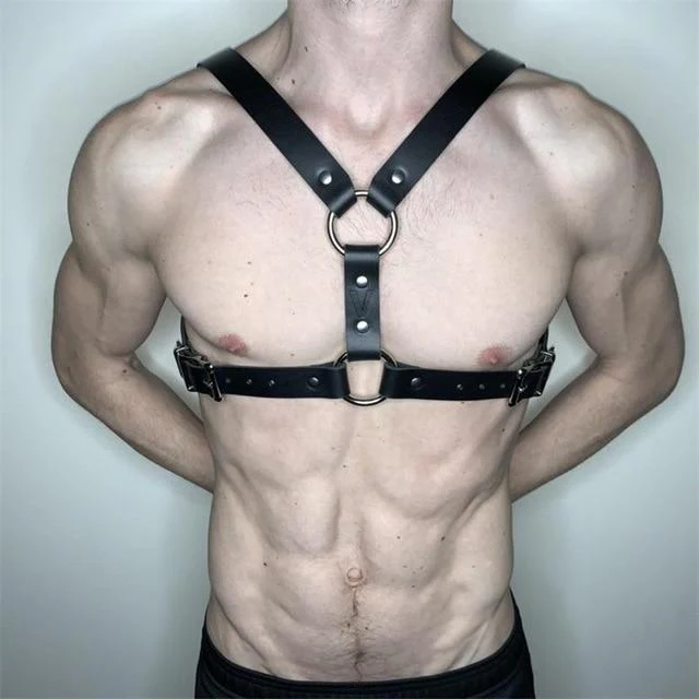Men's BDSM Chest Harness - Image 3