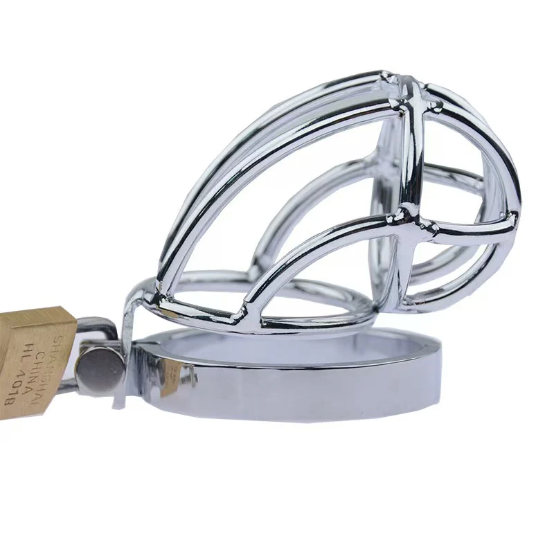 Captus Stainless Steel Locking Chastity Cage - Image 5