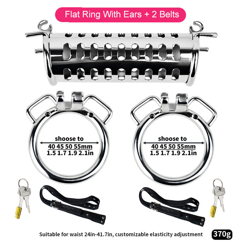 Metal Double Ended Cock Cage - Image 11