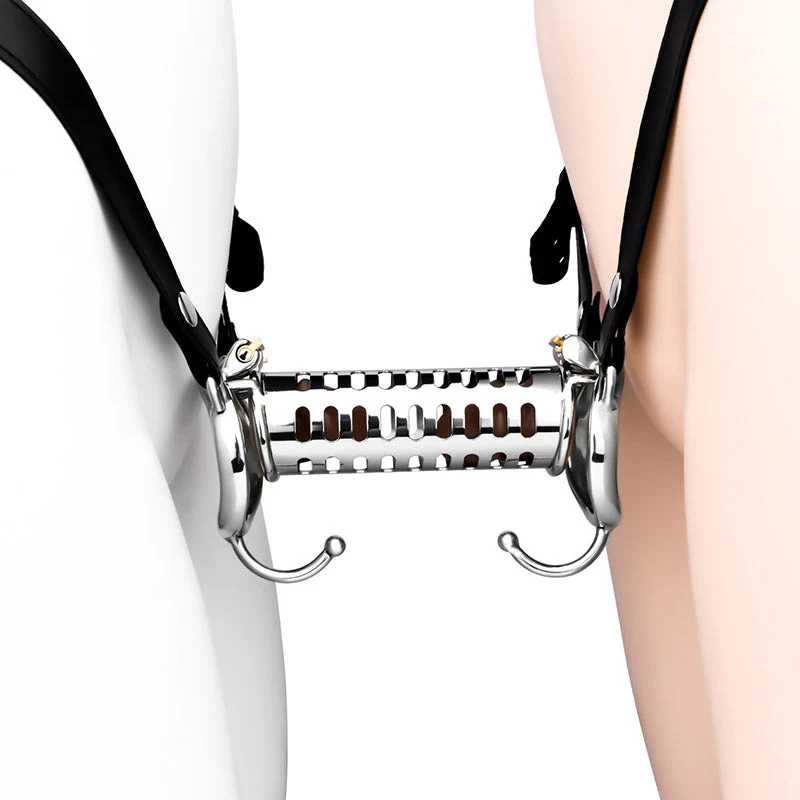 Metal Double Ended Cock Cage - Image 6