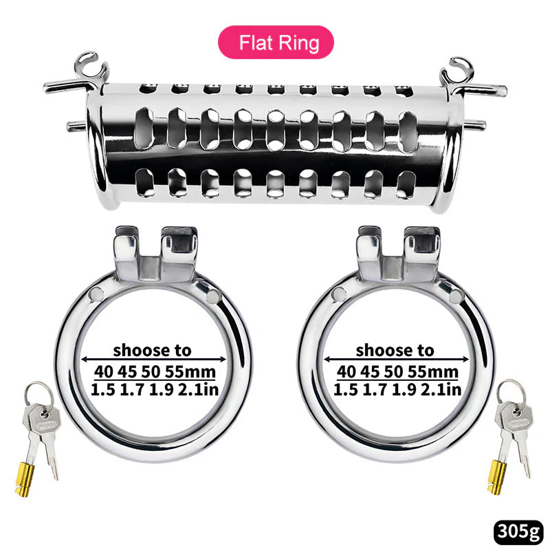 Metal Double Ended Cock Cage - Image 9