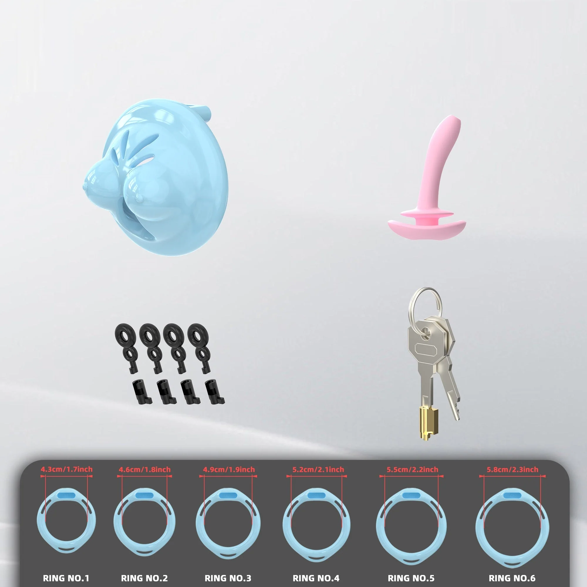 Mini Silicone Chest Cock Cage - Image 10