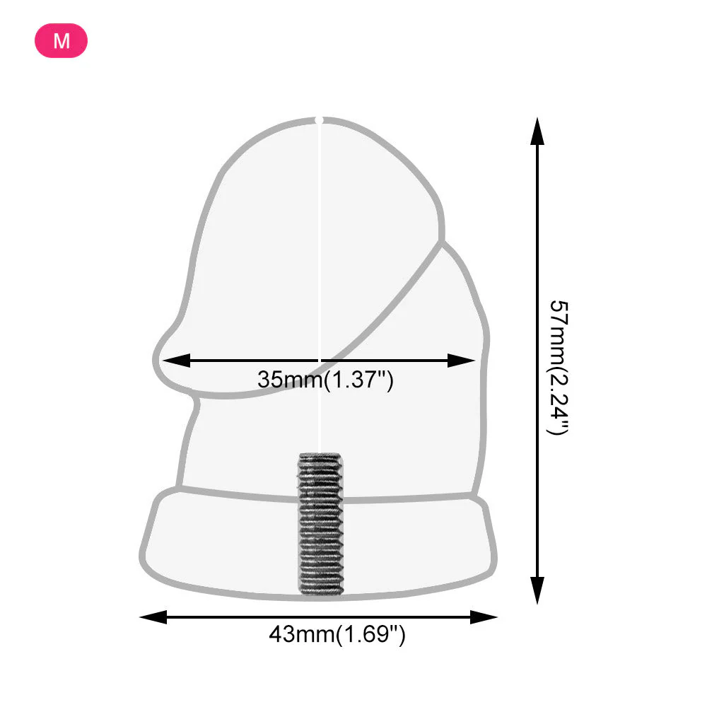 Negative Chastity Device & Detachable Dildo and  Urethral - Image 11