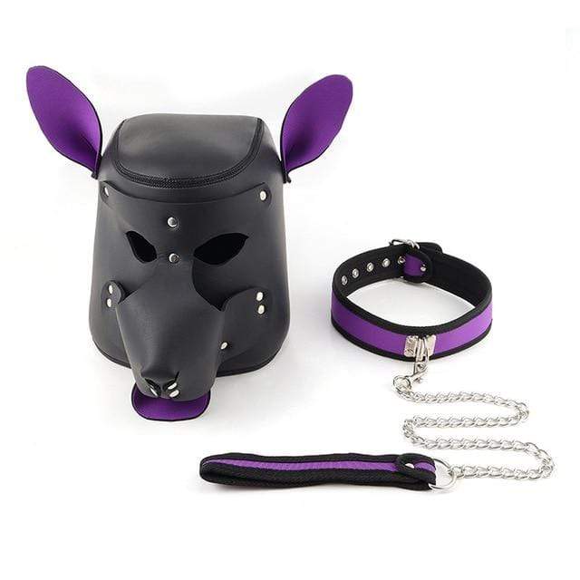 Obedience Training Leather Dog Hood - Image 2