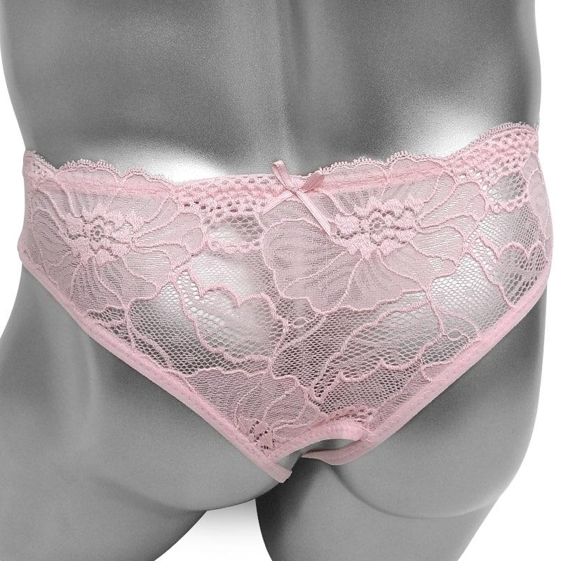 Open Crotch Lace Panties - Image 2