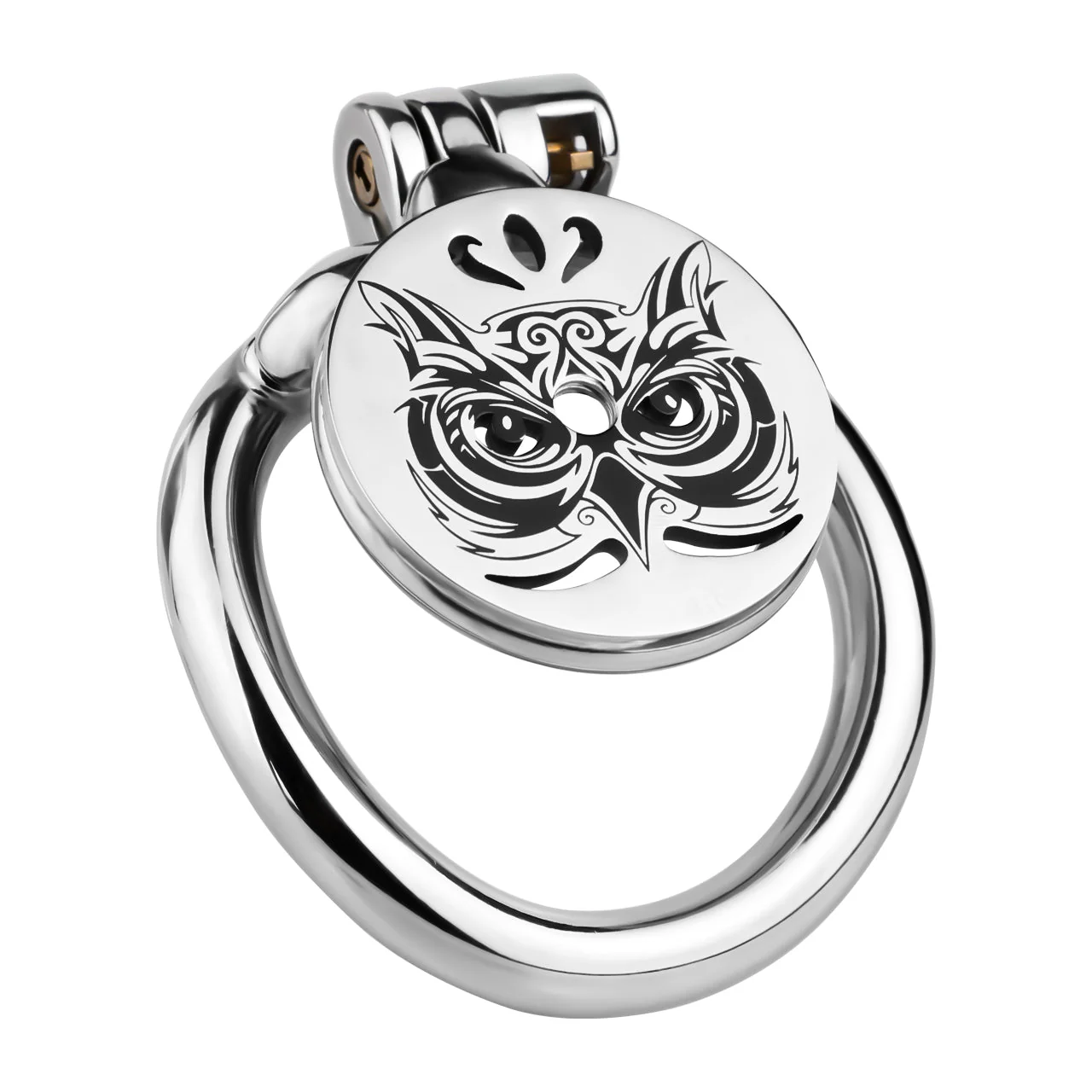 Owl Steel Flat Chastity Cage - Image 3