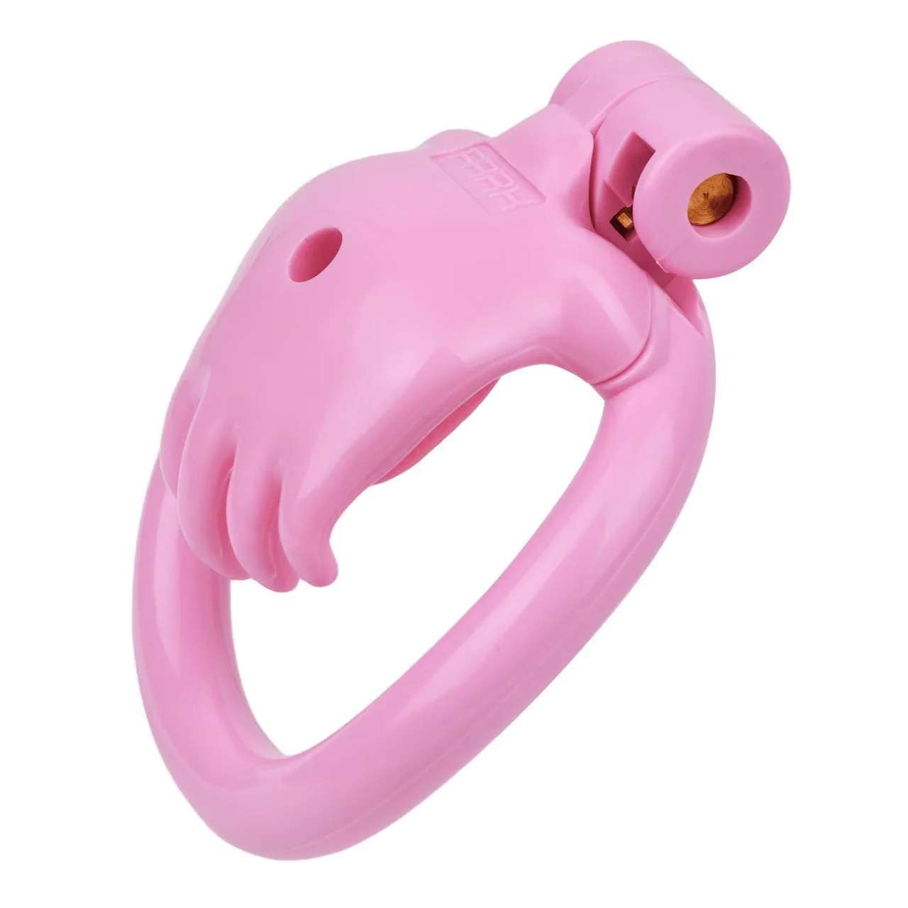 Palm Shaped Sissy Chastity Cage - Image 2
