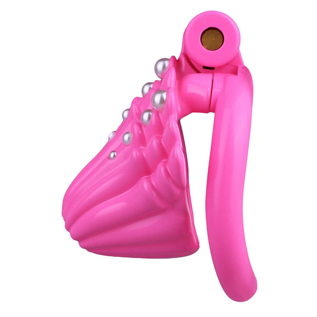 Pearl-Adorned Chastity Cage - Image 5
