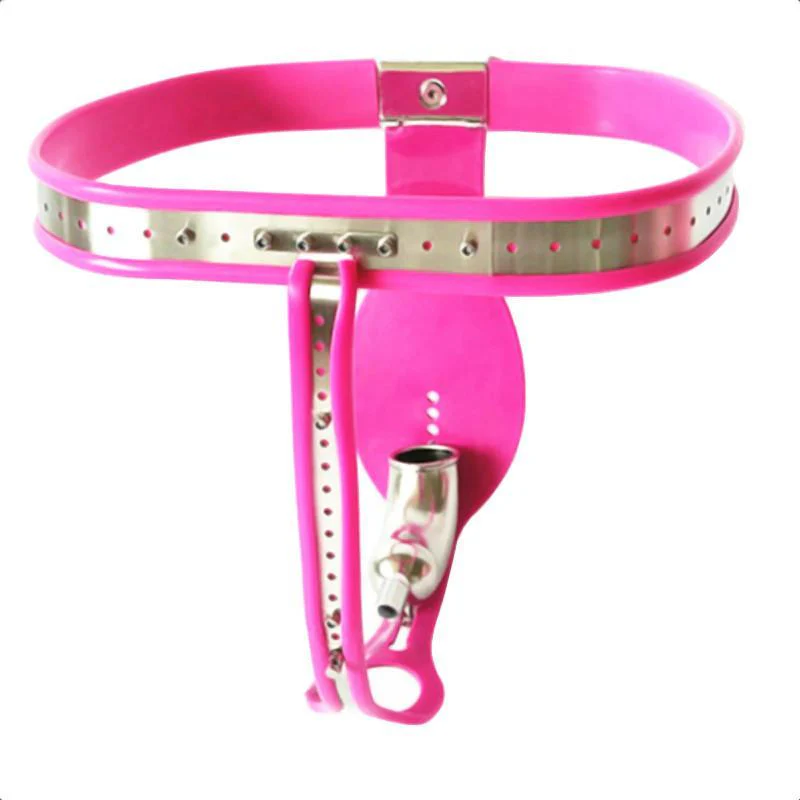 Pink Chastity Belt 23 to 43 inch For Men - Image 2