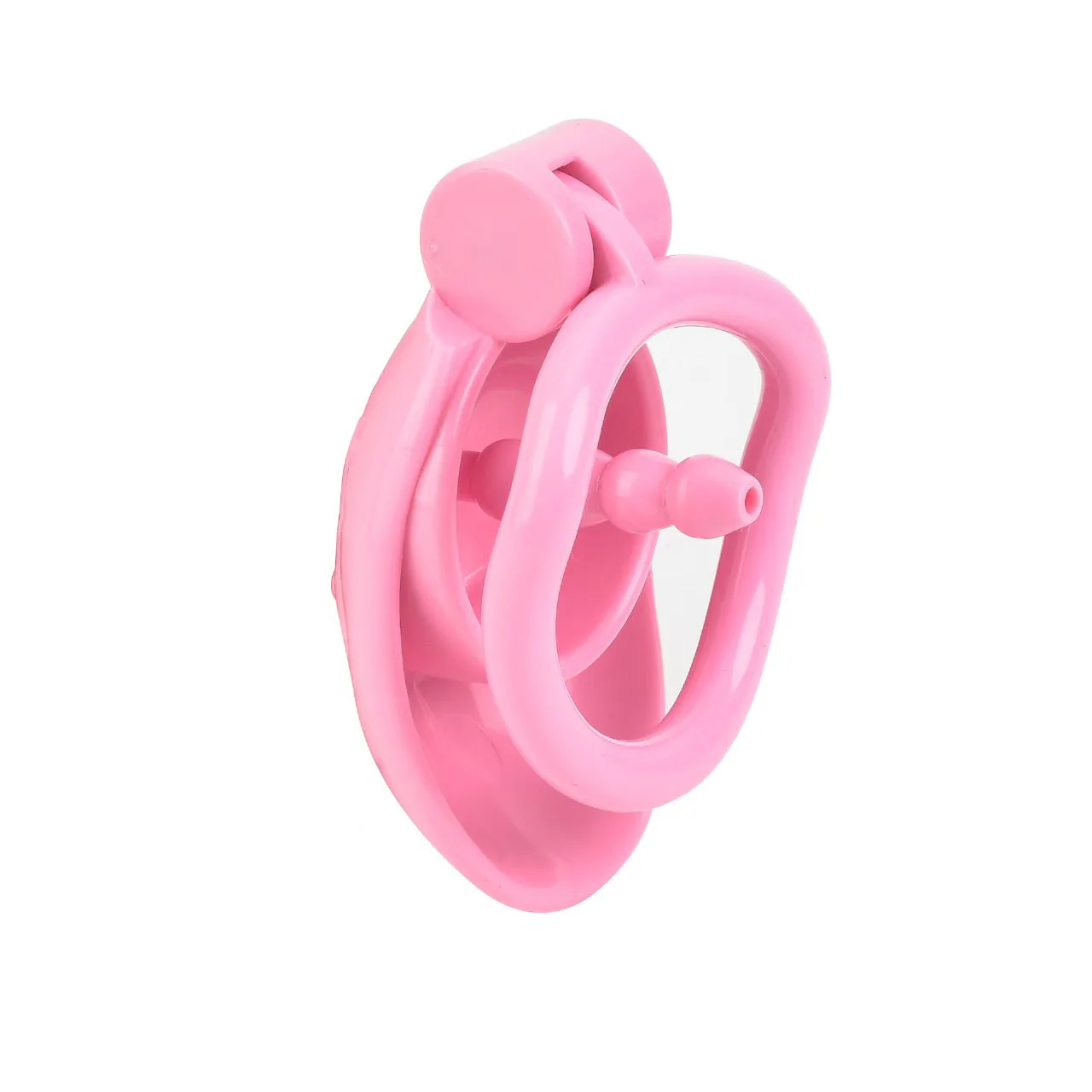 Pink Push-Button Chastity Cage - Image 7